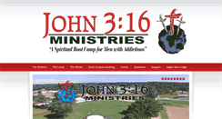 Desktop Screenshot of john316thecure.com